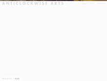 Tablet Screenshot of anticlockwisearts.com